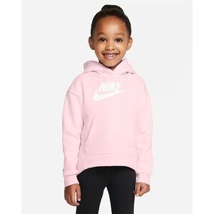 Nike Sportswear Club Fleece Toddler Pullover‎ Hoodie - Pink Foam - Size 4